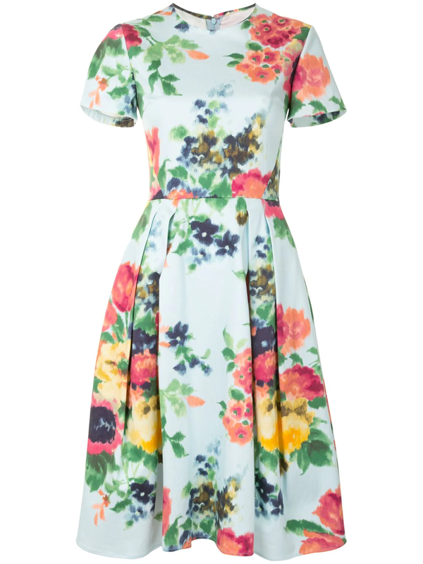 carolina herrera floral dress