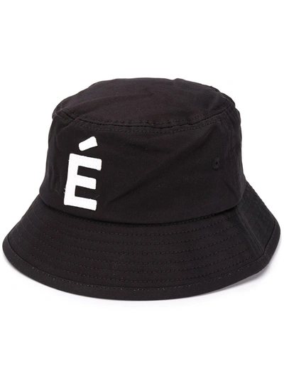 Shop Etudes Studio Logo Patch Bucket Hat In Black
