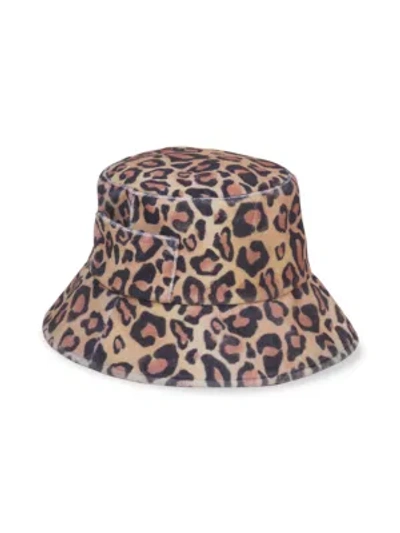 Shop Lack Of Color Wave Leopard-print Bucket Hat