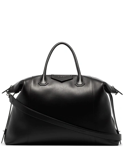 Shop Givenchy Antigona Soft Xl Bag In Black