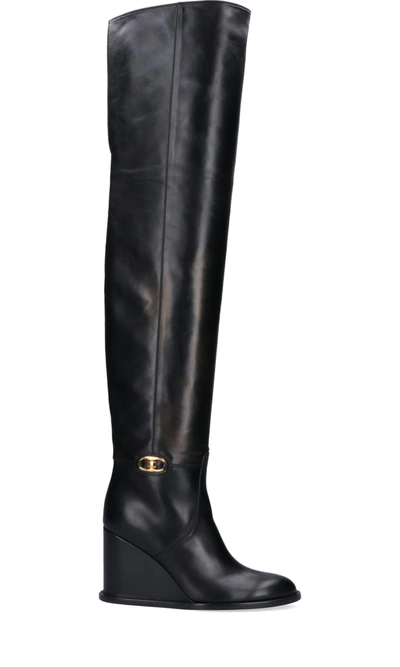 Shop Celine Boots In Black