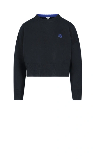 Shop Loewe Sweater In Black