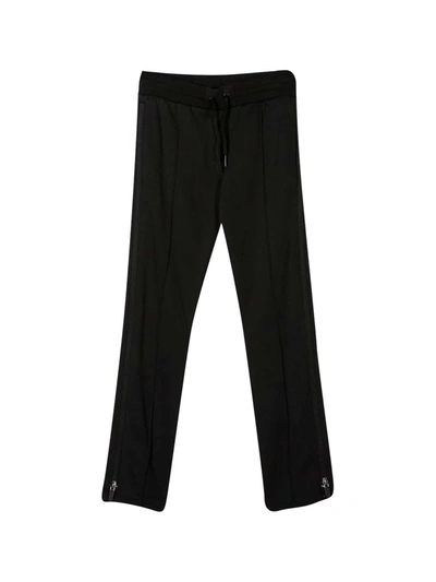 Shop Givenchy Teen Black Trousers In Nero