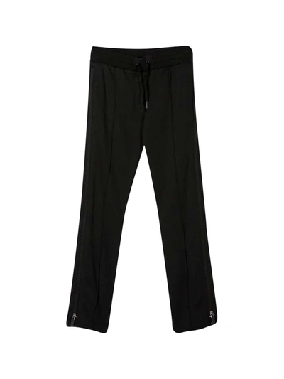 Givenchy Drawstring Straight-leg Trousers In Nero