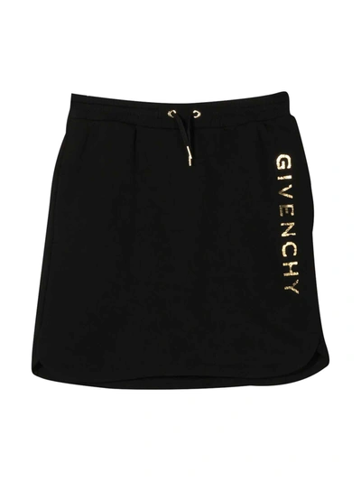 Shop Givenchy Black Teen Skirt In Nero