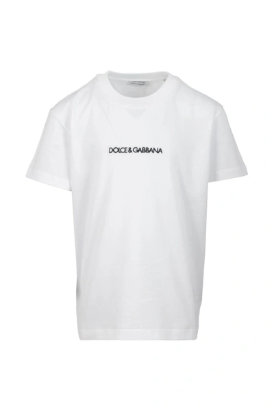 Shop Dolce & Gabbana Manica Corta In Bianco