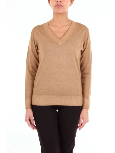 Shop Altea Women's Beige Wool Sweater