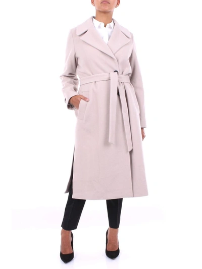 Shop Peserico Women's Pink Wool Coat