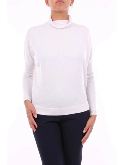 Shop Peserico Women's White Wool Jumper