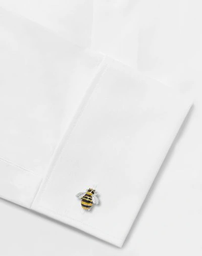 Shop Deakin & Francis Cufflinks And Tie Clips In Yellow
