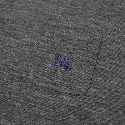 Shop Needles Logo Pocket Tee In Grey