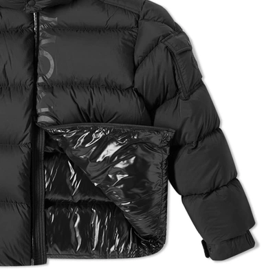 Shop Moncler Maures Logo Jacket In Black