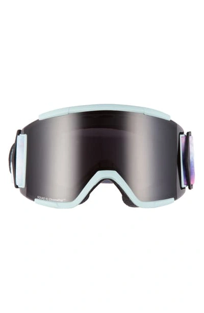 Shop Smith Squad Xl 185mm Snow Goggles In Polar Tie Dye/ Sun Black