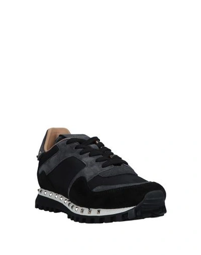 Shop Valentino Sneakers In Black