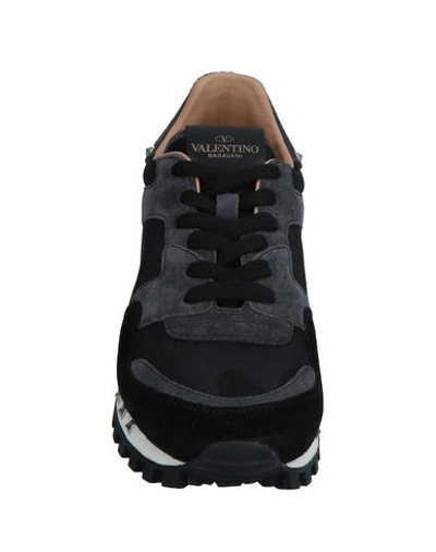 Shop Valentino Sneakers In Black