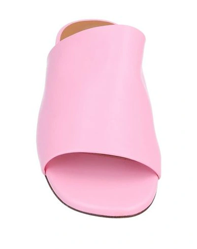 Shop Clergerie Woman Sandals Pink Size 6 Lambskin
