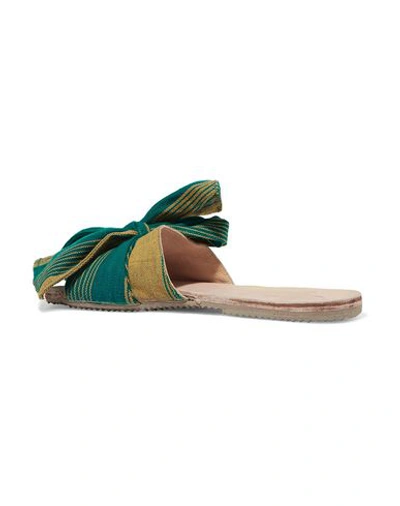 Shop Brother Vellies Sandals In Green
