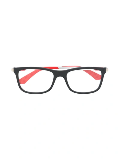Ray-ban Junior Square Frame Glasses In Black