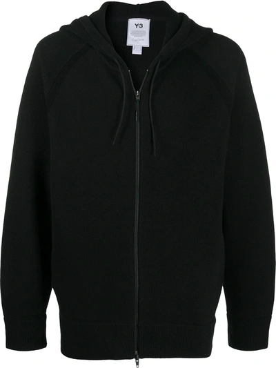 Y-3 Classic Winter Full-zip Hoodie In Black