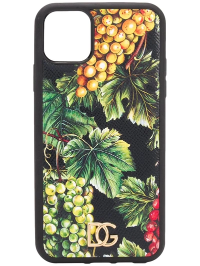 Shop Dolce & Gabbana Iphone 11 Pro Max Printed Case In Black