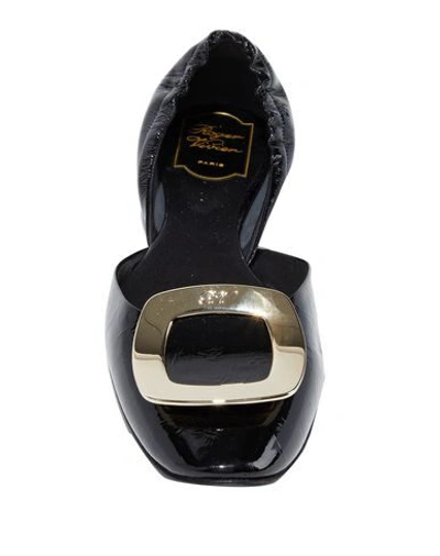 Shop Roger Vivier Ballet Flats In Black