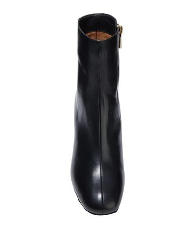 Shop Emporio Armani Woman Ankle Boots Black Size 5.5 Sheepskin