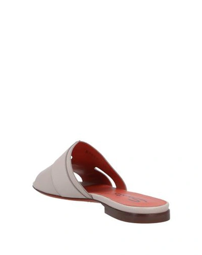 Santoni Sandals In Dove Grey