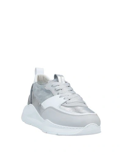 Santoni Sneakers In Grey