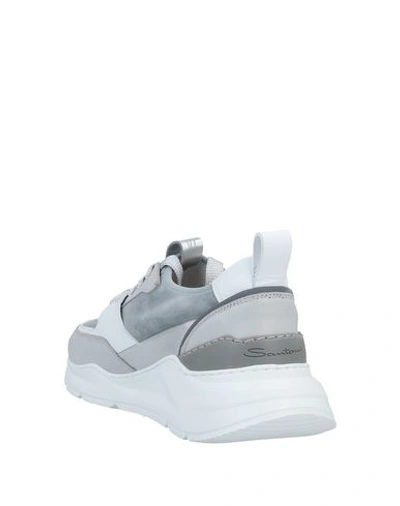 Santoni Sneakers In Grey