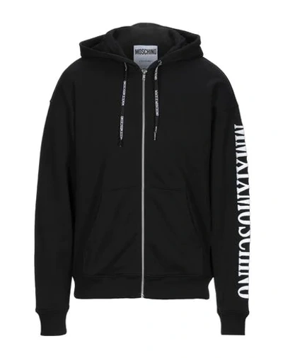 Shop Moschino Sweatshirts In Black