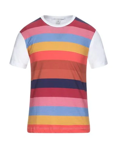 Shop Comme Des Garçons Shirt Man T-shirt Ocher Size Xs Cotton In Yellow
