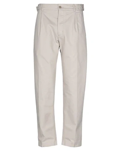 Shop Manifattura Ceccarelli Pants In Light Grey