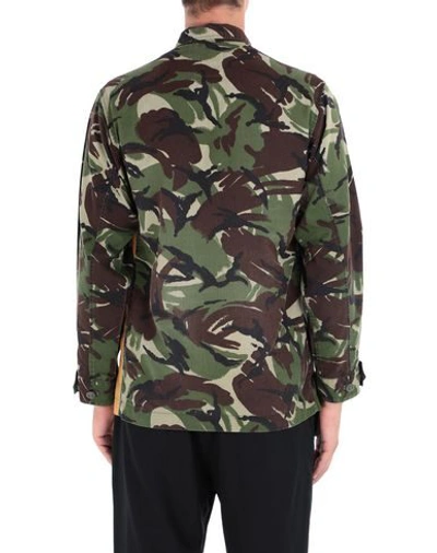 Shop Myar English Camou/dpm Jacket - 1990's Man Shirt Military Green Size S Cotton, Polyester
