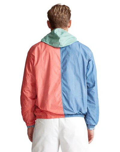 Shop Polo Ralph Lauren Jacket In Pastel Blue