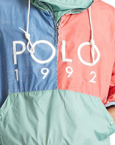 Shop Polo Ralph Lauren Jacket In Pastel Blue