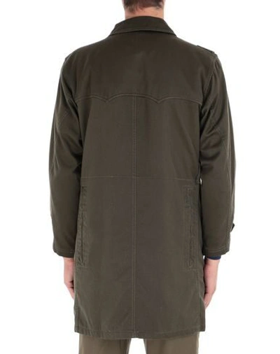 Shop Myar Serbian Jacket - 1990's Man Coat Military Green Size M Cotton, Wool, Nylon