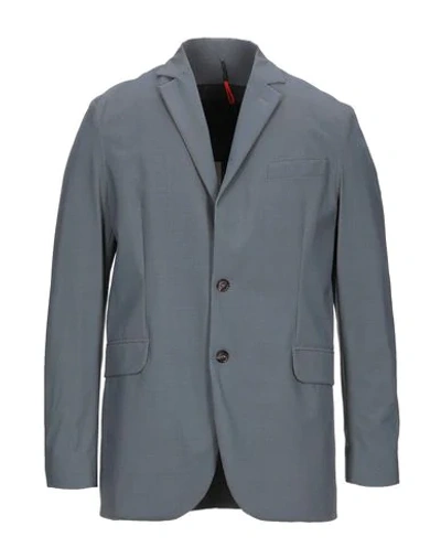 Shop Rrd Man Blazer Grey Size 40 Polyester, Elastane