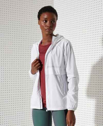 Shop Superdry Sport Packable Jacket In White