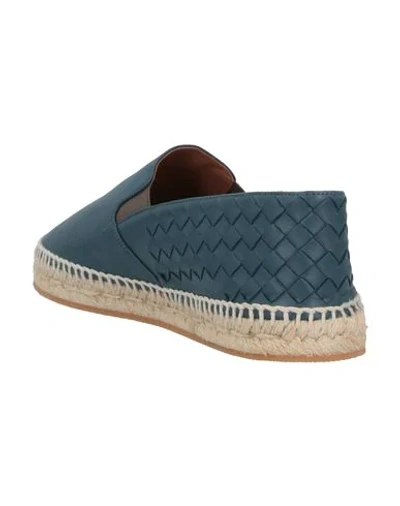 Shop Bottega Veneta Espadrilles In Slate Blue