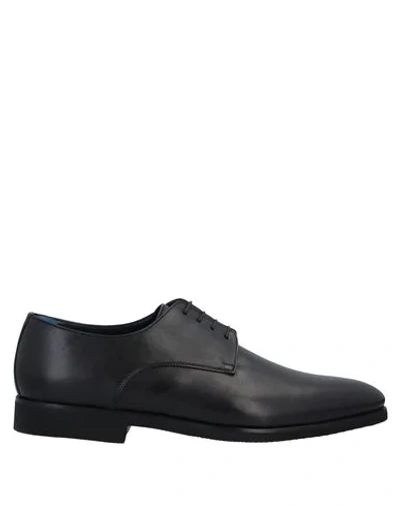 Shop A.testoni Lace-up Shoes In Black