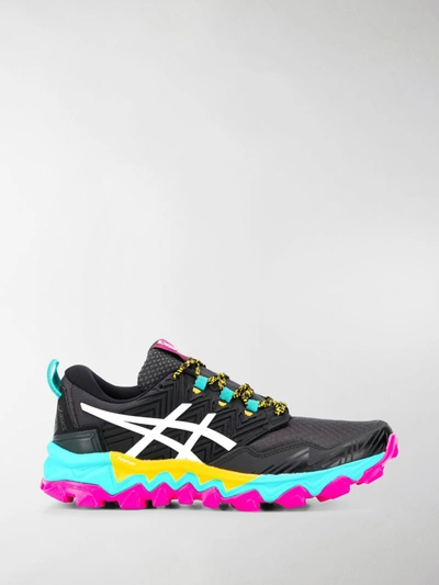 Shop Asics Fuji Trabuco 8 Sneakers In Black