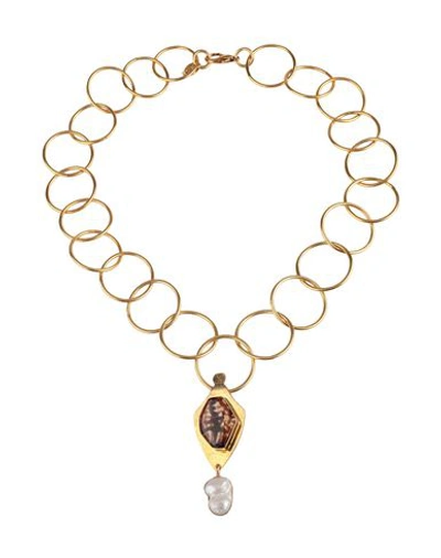 Shop Liya Necklace In Gold