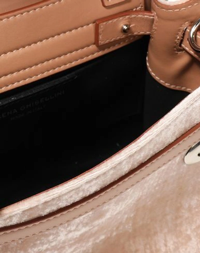 Shop Elena Ghisellini Handbag In Pale Pink