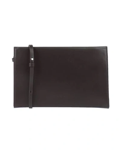 Shop Aesther Ekme Handbags In Dark Brown