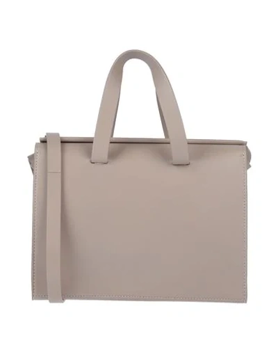Shop Aesther Ekme Handbags In Dove Grey