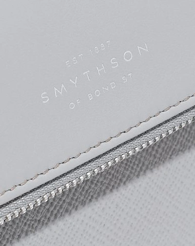 Shop Smythson Cross-body Bags In Grey