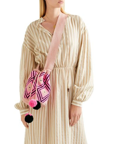 Shop Sophie Anderson Cross-body Bags In Light Pink