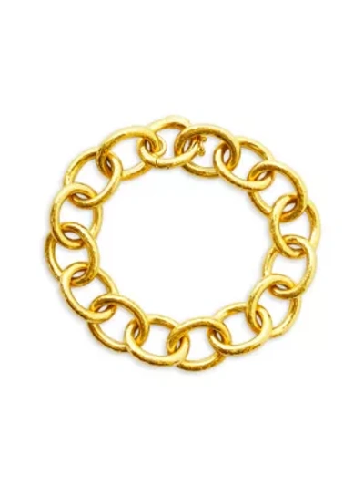 Shop Elizabeth Locke Volterra 19k Yellow Gold Link Bracelet