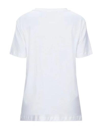 Shop Maje T-shirt In White
