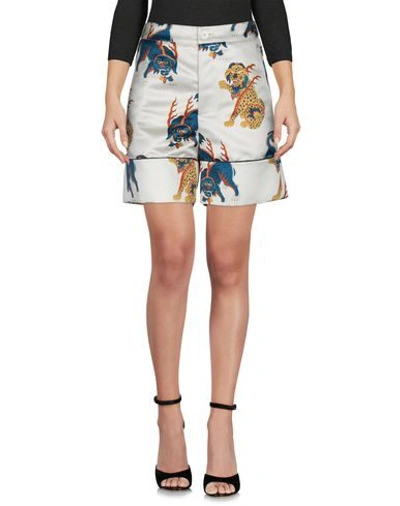 Kirin Peggy Gou Woman Shorts & Bermuda Shorts Ivory Size 4 Polyester In White
